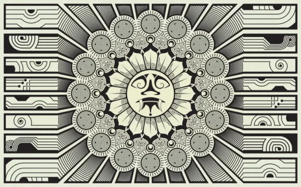 A composition showing a girl being cut by forces greater then us