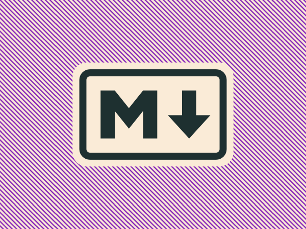 Logo of the Markdown syntax